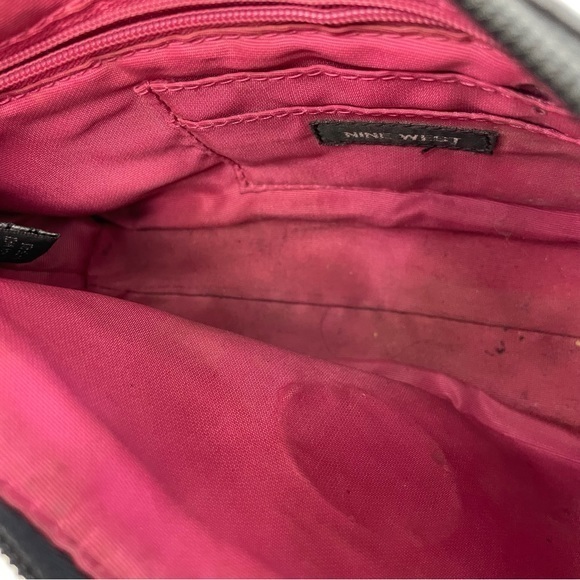 Nine West Black M Initial‎ Monogram Y2K Shoulder Bag - Picture 13 of 16